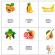 Карточки на тему фрукты на английском языке